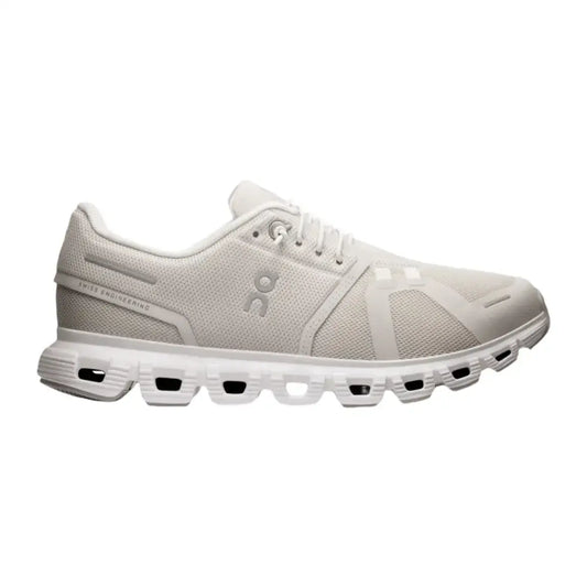 On Cloud 6  Men's   Pearl White