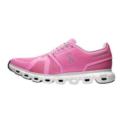On Cloud 6  Men's Ivory  Raspberry White