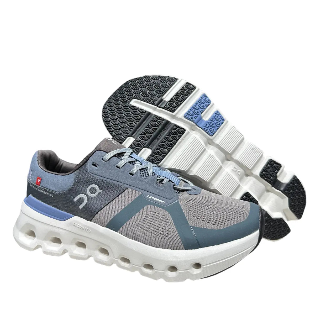 On Cloudrunner 2  Men's Titanium Gray-Blue
