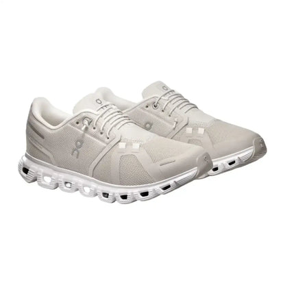 On Cloud 6  Men's   Pearl White