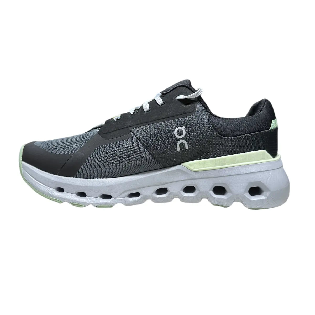 On Cloudrunner 2  Women's Dark Gray-Lima Green