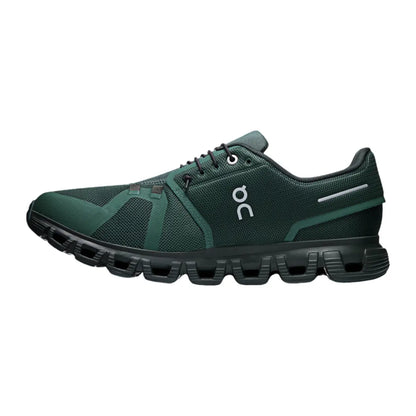 On Cloud 6  Men's Evergreen  Black